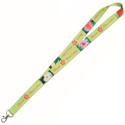 Lanyard quadri en pet recyclé