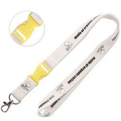 Lanyard en coton bio