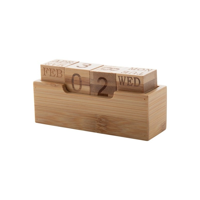 Calendrier perpétuel en bambou