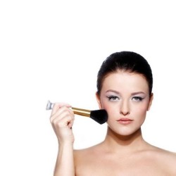 Set cosmétique avec pinceaux à maquillage
