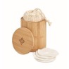 Set de pads en fibre de bambou