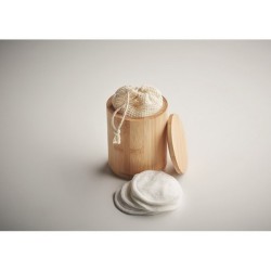 Set de pads en fibre de bambou