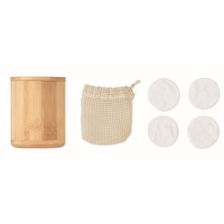 Set de pads en fibre de bambou