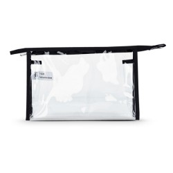 Petite trousse de toilette transparente