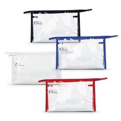 Petite trousse de toilette transparente