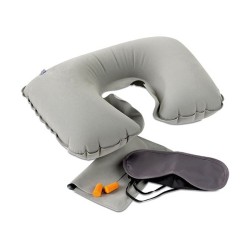 Set oreiller, masque, bouchons