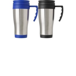 Mug de voyage 40cl en métal et plastique