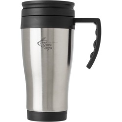 Mug de voyage 40cl en métal et plastique