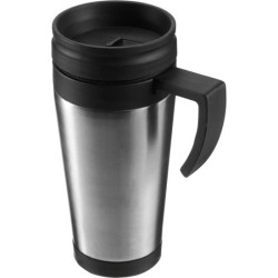 Mug de voyage 40cl en métal et plastique