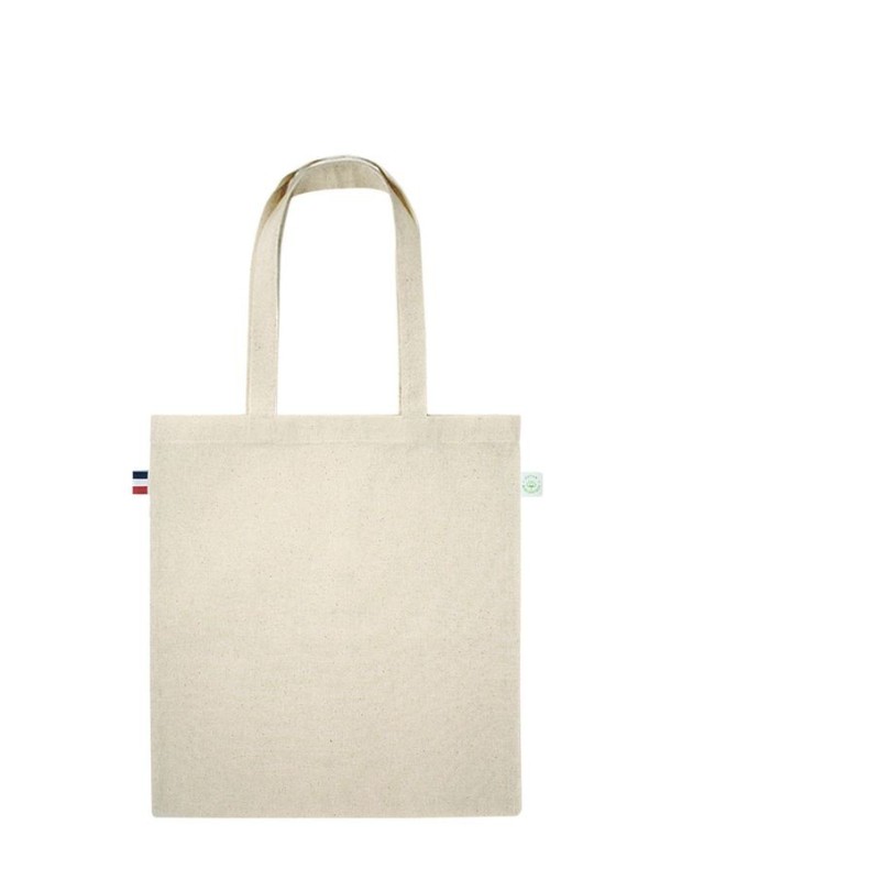 Tote bag en coton biologique -  240g/m² - Fabrication France