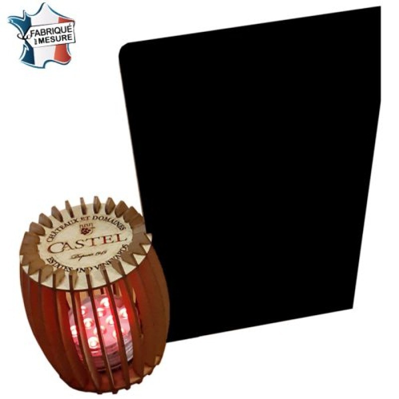 Ardoise de table avec 3D lumineuse