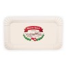 Assiette en carton rectangulaire