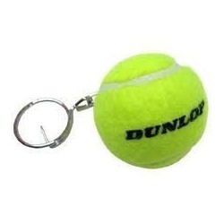 Mini porte-clefs balle de tennis Dunlop 
