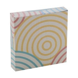 Boîte en papier 80x80x18mm