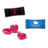 KG de bonbons coeur framboise en flowpack