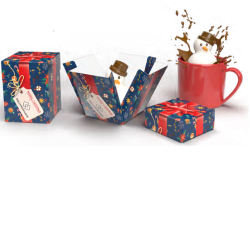 Bonhomme de neige au chocolat et à la guimauve