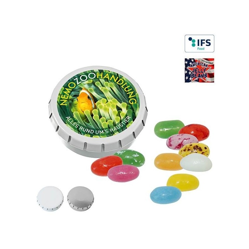 Super mini boîte clic-clac avec american jelly beans