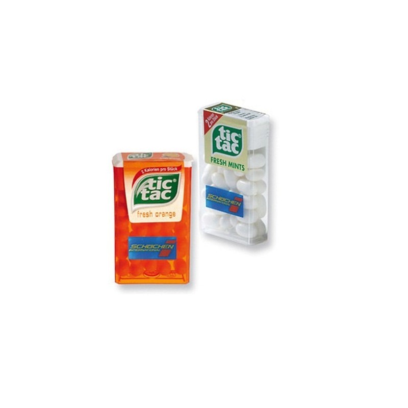Boîte tic tac menthe ou orange