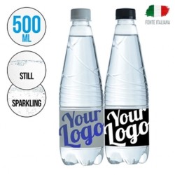 Bouteille d'eau 500ml design pyramide