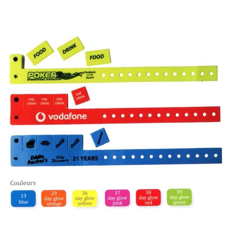 Bracelet coupon et ticket