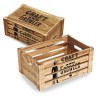 Caisse en bois clair m