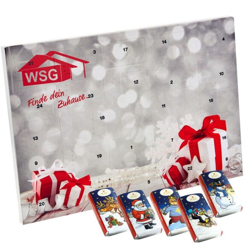 Calendrier de l'avent à poser 100% papier