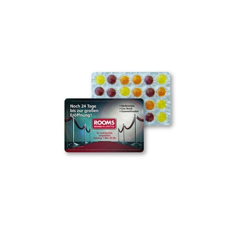 Carte de 24 bonbons pulmoll