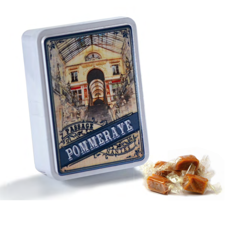 Boïte 1 / 2 sucrette avec caramels au beurre salé