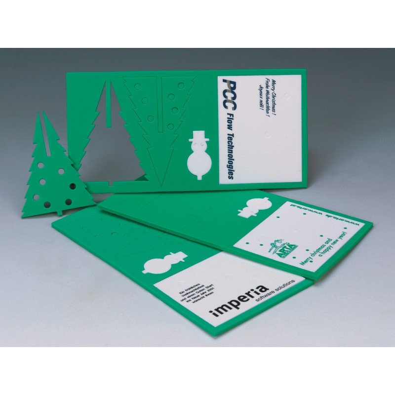 Carte de v?ux en mousse