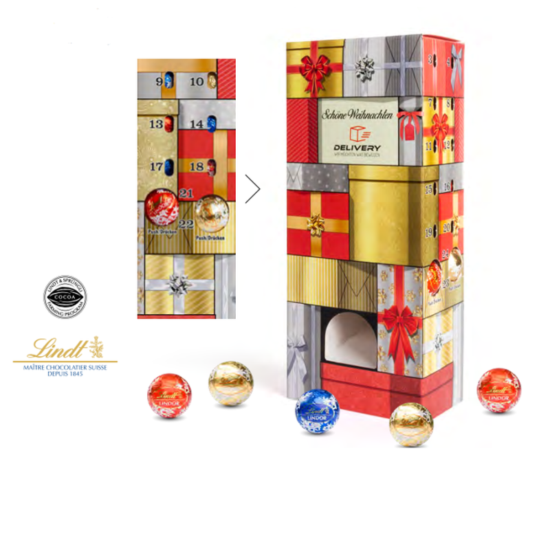 Calendrier de l'Avent distributeur