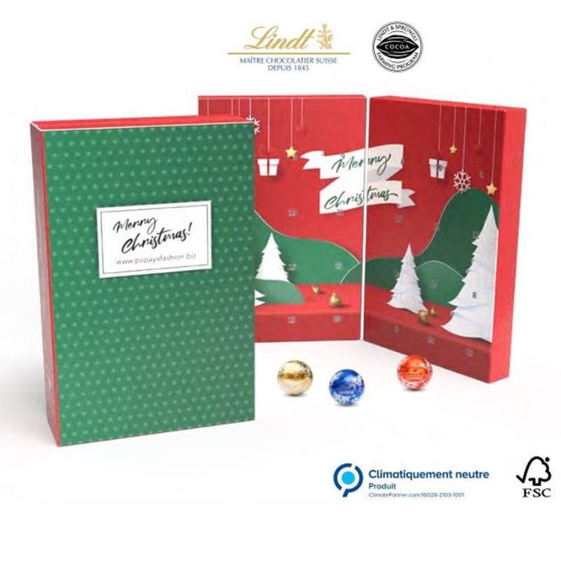 Calendrier de l'avent lindt 