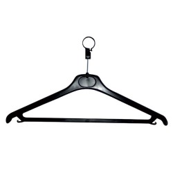 CINTRE ANTI-VOL NOIR + ANNEAU