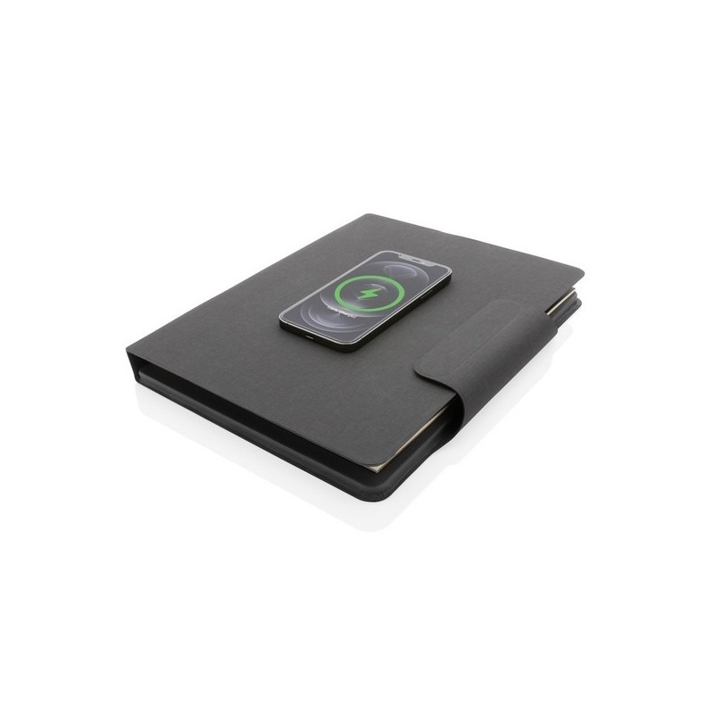 Conférencier A4 avec chargeur induction 10W Artic