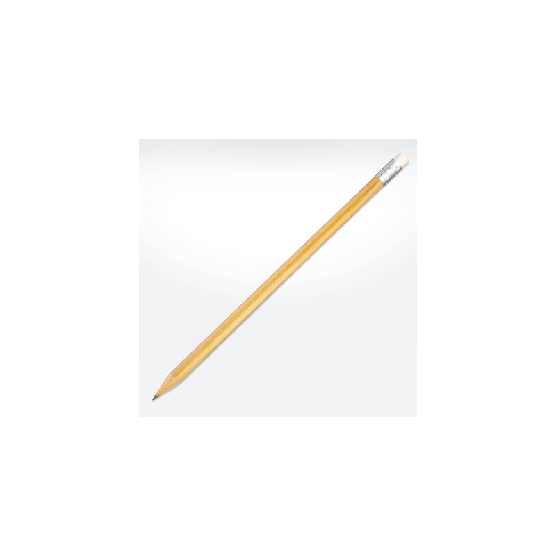 Crayon à papier en bois certifié durable, avec gomme