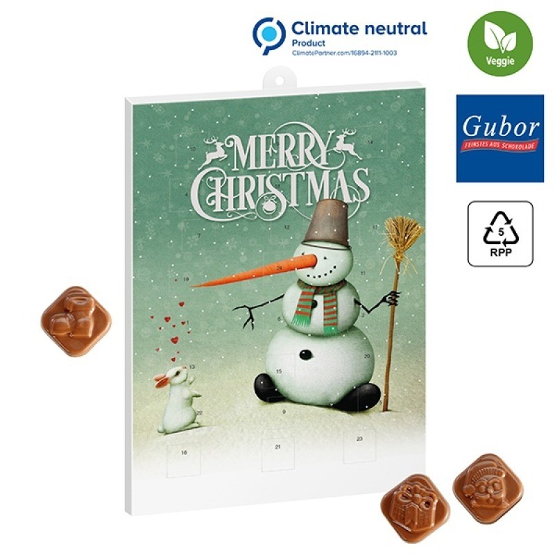 Calendrier de l'avent classique basic sans marquage