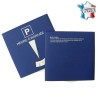Disque européen de stationnement PVC
