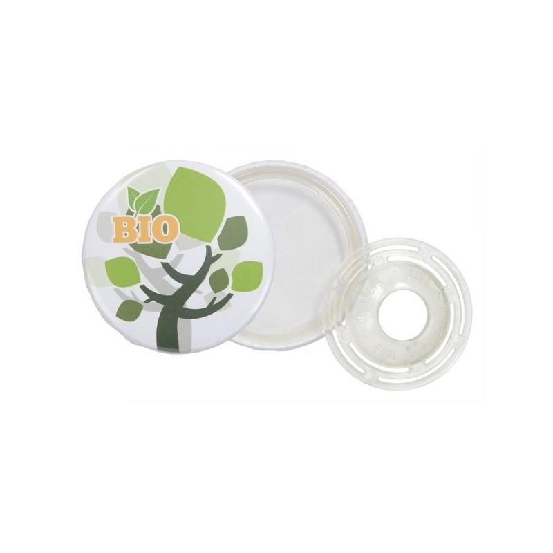 Badge bouton biodégradable