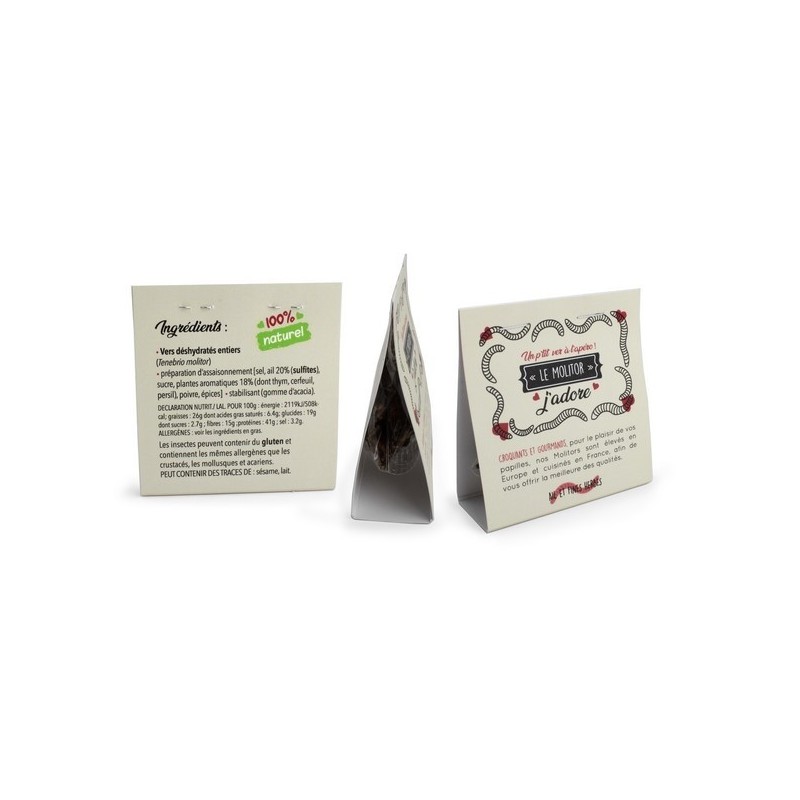 Insectes apéritif en sachet