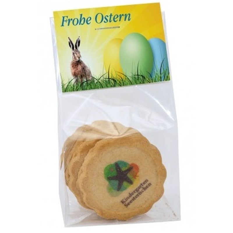 Mini sachet de biscuits imprimés