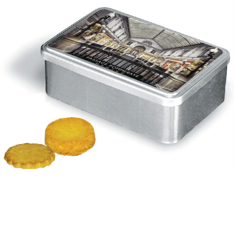 Boîte à sucre avec assortiment de palets / galettes