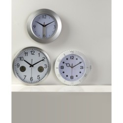 Horloge murale en aluminium