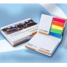 Bloc-notes adhésif repositionnable à couverture rigide
