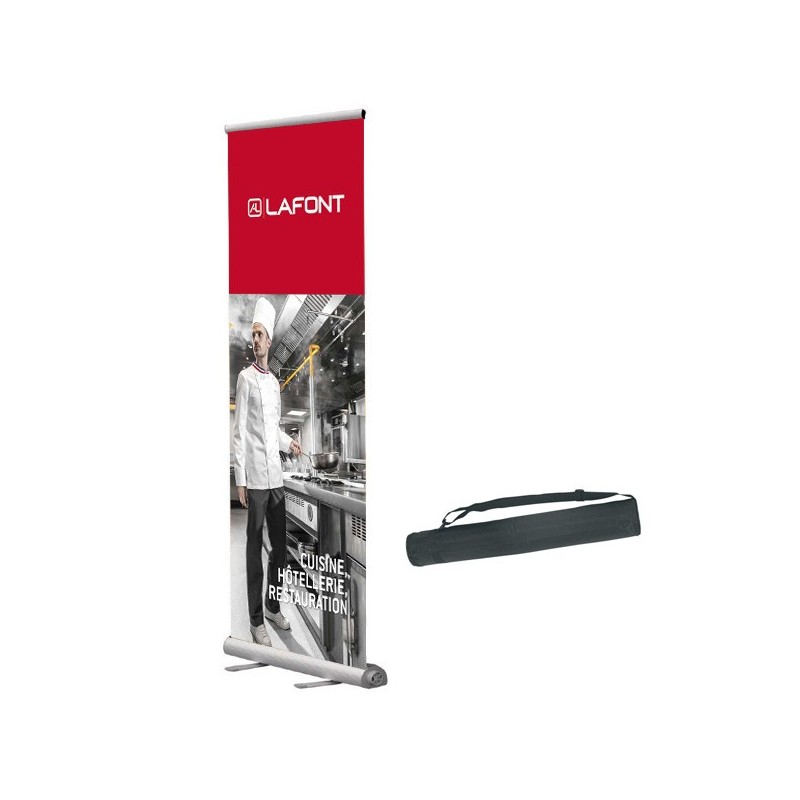 ROLL-STAND TELESCOPIQUE L.80  x  H.200 cm SIMPLE FACE