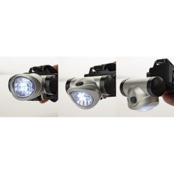 Lampe frontale 8 leds