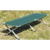 Lit de camp repliable aluminium toile nylon 190 x 64 x 42 cm
