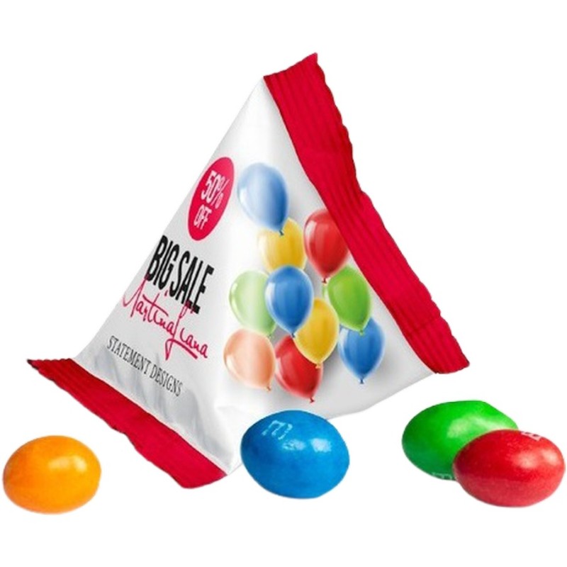 Sachet triangle m&m's