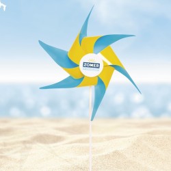 Moulin à vent en papier