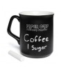 Mug ardoise avec une craie