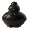 Poule chocolat noir