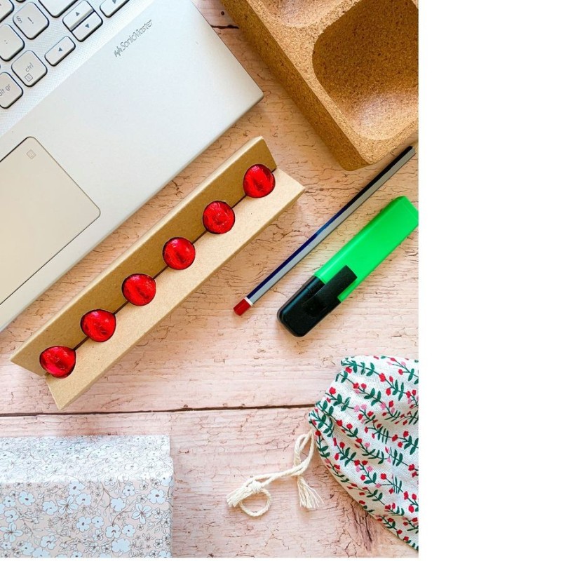 Boîtes 6 ufs pâques noir